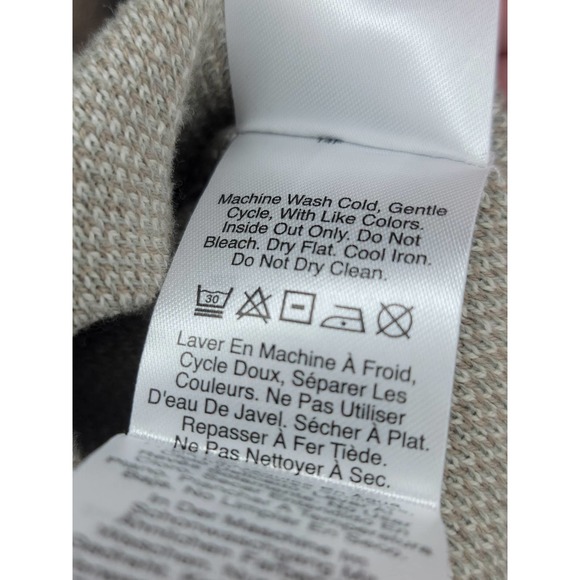 Women's DNKY Camo Camo Pullover Boxy Cropped Sweater Size XL - Picture 5 of 11